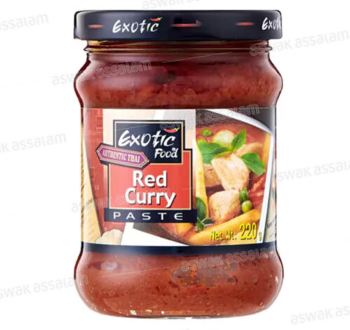PATE DE CURRY ROUGE 220G EXOTIC FOOD