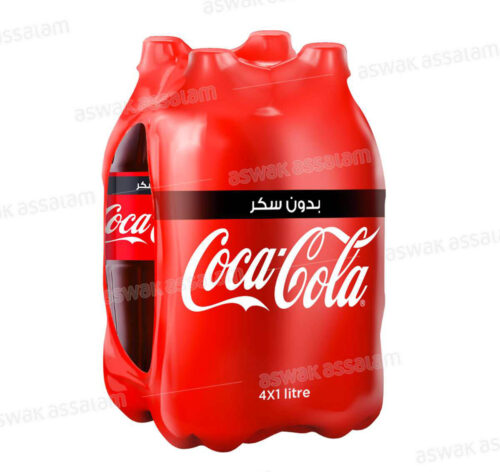 COCA COLA ZERO PACK 4*1L