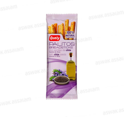 PAIN STICK AUX GRAINES DE CHIA 100% NATUREL 50G QUELY