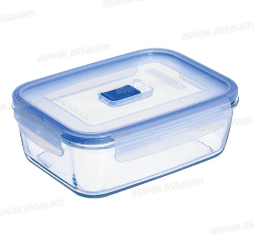BOITE DE CONSERVATION RECTANGULAIRE EN VERRE 122CL PURE BOX LUMINARC