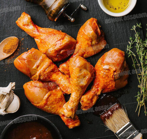 PILONS DE POULET MARINES 1KG