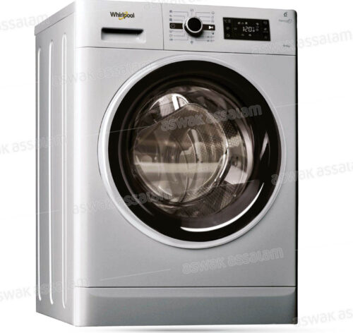 LAVANTE SECHANTE LAVAGE 9KG SECHAGE 6KG SILVER FWDG96148SBS NA WHIRLPOOL