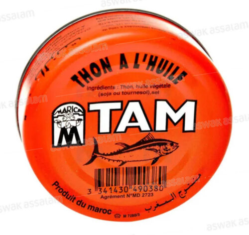 THON A L’HUILE VEGETALE 80G TAM