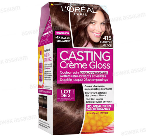 COLORATION CREME GLOSS MARRON GLACE 415 CASTING