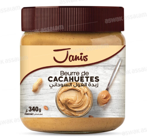 BEURRE DE CACAHUETES 340G JANIS