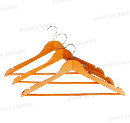 PACK DE 3 CINTRES EN BOIS