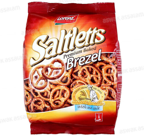 BRETZEL AU SEL DE MER SALTLETTS 150G LORENZ