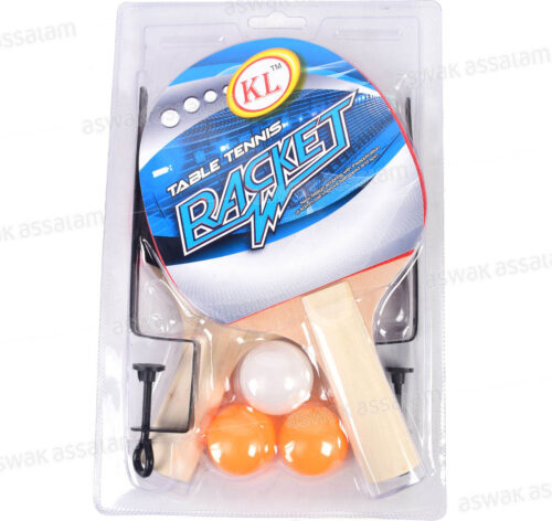 SET DE TENNIS DE TABLE FILET + 2 RAQUETTES + 3 BALLES