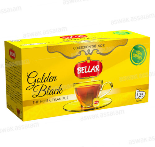 THE NOIR CEYLAN PUR GOLDEN BLACK 25 SACHETS BELLAR