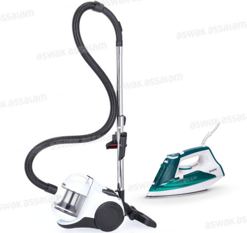 ASPIRATEUR SANS SAC CYCLONIQUE CY 7103 + FER A REPASSER BA3261 SEVERIN