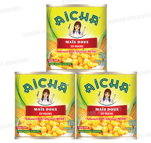 MAIS SANS SUCRE SANS OGM 3*165G AICHA