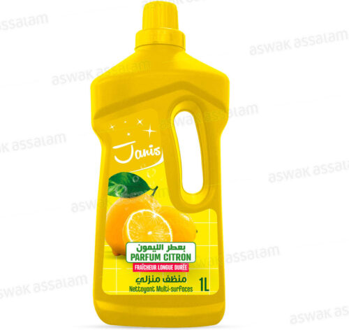 NETTOYANT MULTI-SURFACES CITRON 1L JANIS