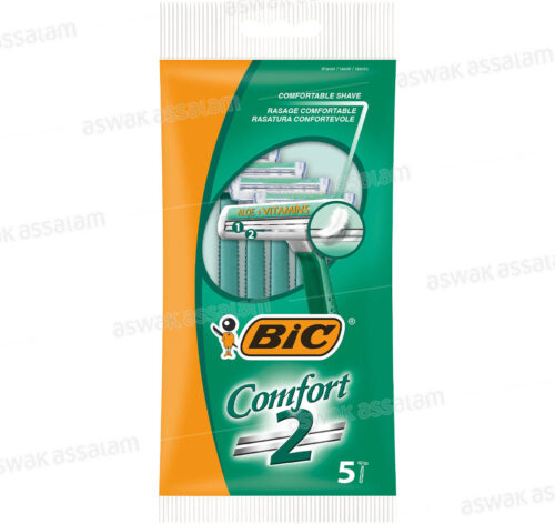 RASOIR 2 LAMES ALOE VERA ET VITAMINES 5 UNITES COMFORT BIC