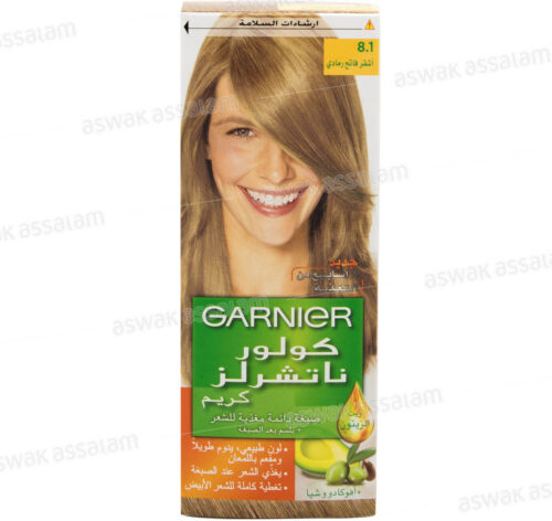 COLORATION 8.1 CLAIR CENDRE COLOR NATURALS GARNIER
