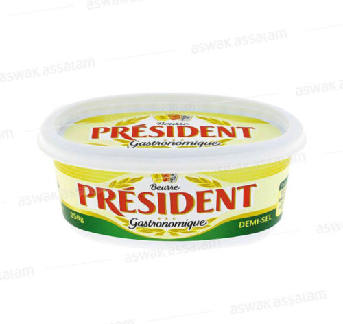 LE BEURRIER DEMI SEL 250G PRESIDENT