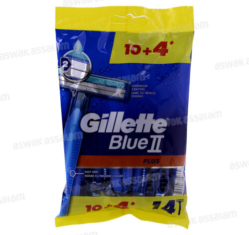 RASOIR BLUE 2 PLUS  10 UNITES + 4 GRATUITES  GILLETTE