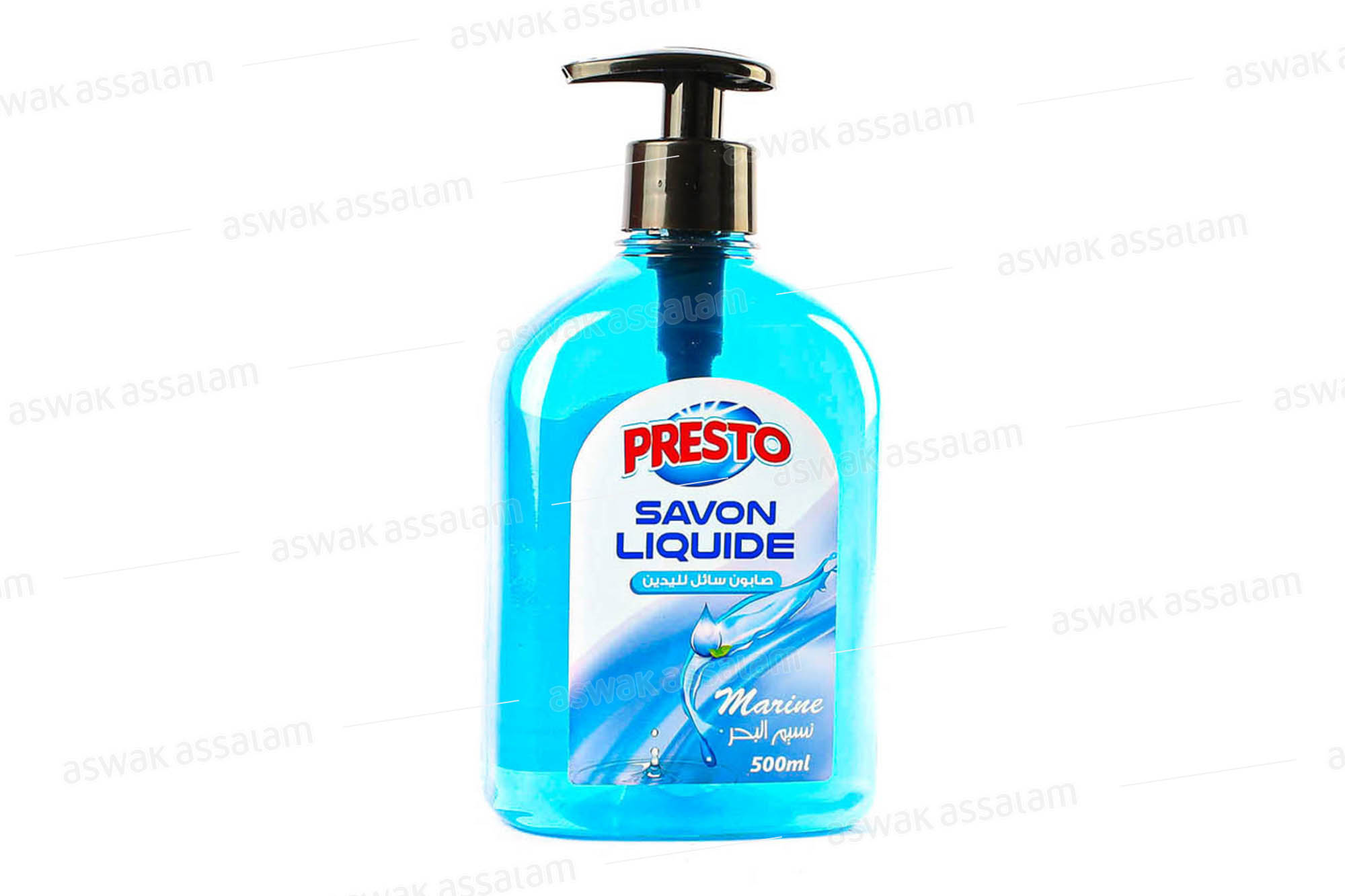 SAVON MAIN LIQUIDE MARINE 500ML PRESTO Aswak Drive AS from Aswak
