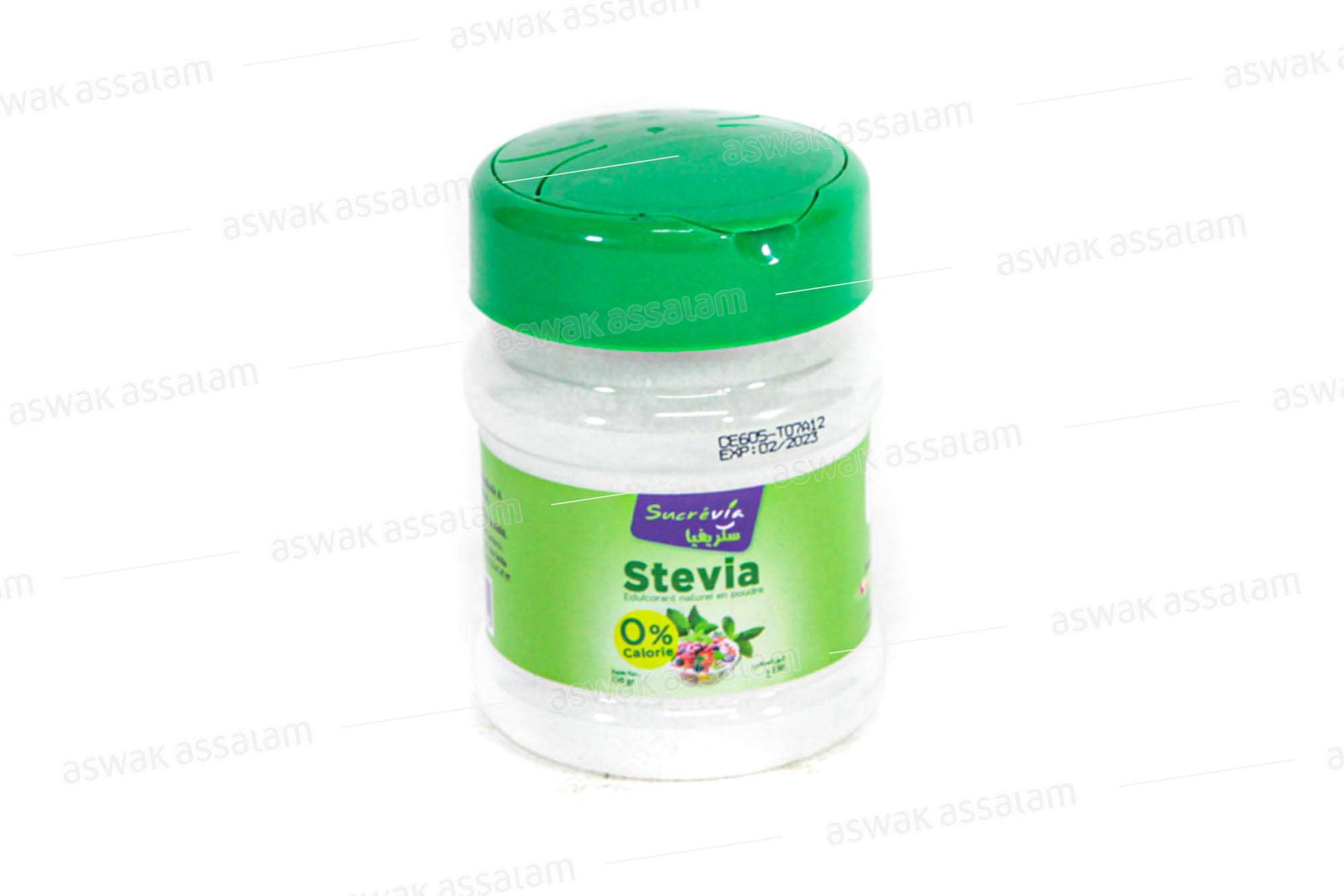 PURE VIA Stévia édulcorant en poudre 0 sucre 0 calorie 250g pas