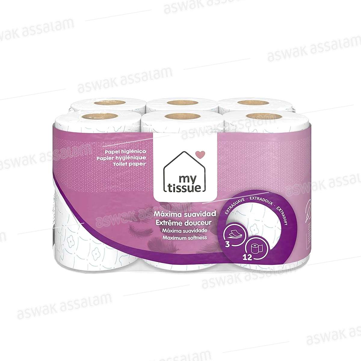 Papier hygiénique (Lot de 3) - Magasin et Courses en Ligne