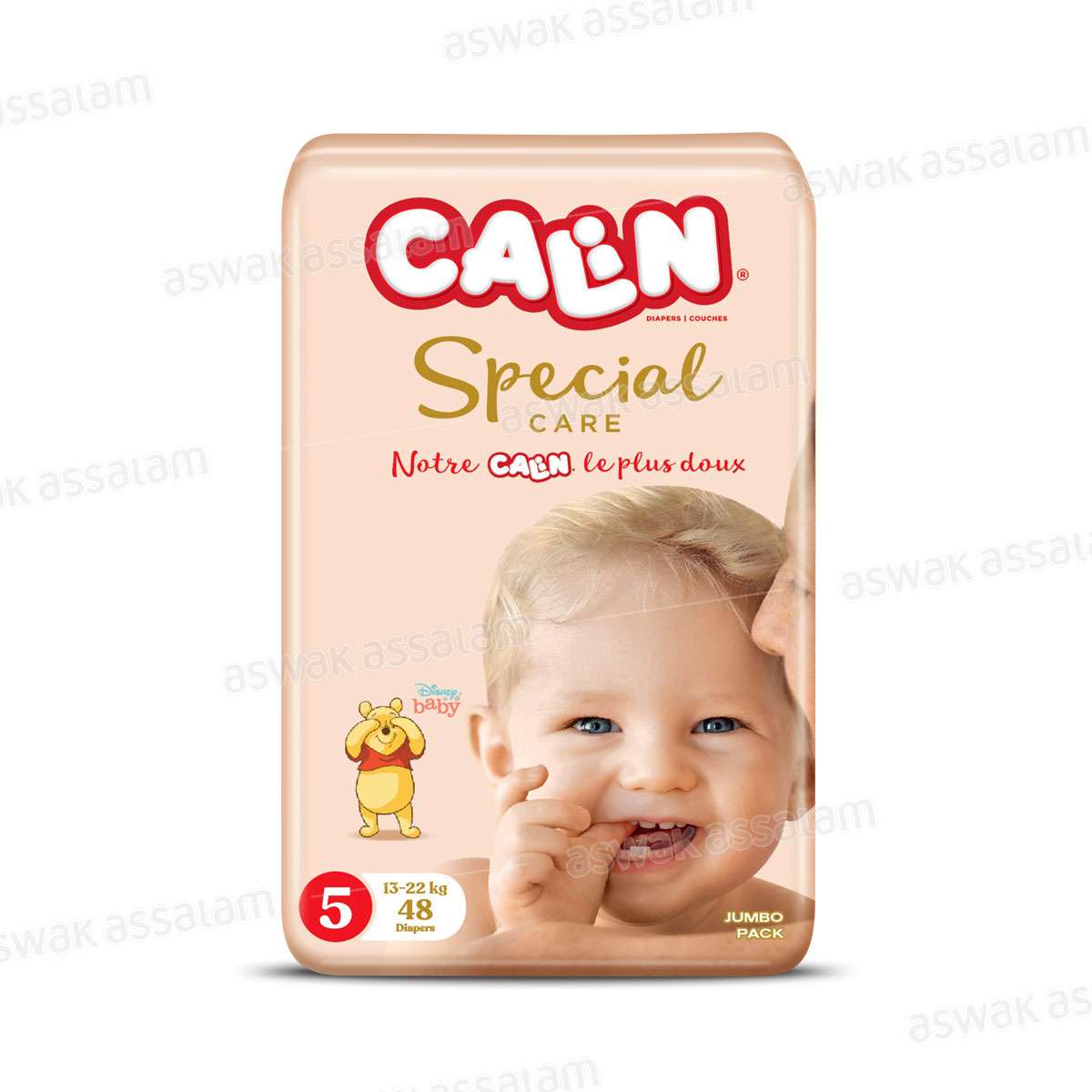 COUCHES BEBE JUNIOR 1322 KG 48 UNITES JUMBO PACK CALIN SPECIAL CARE