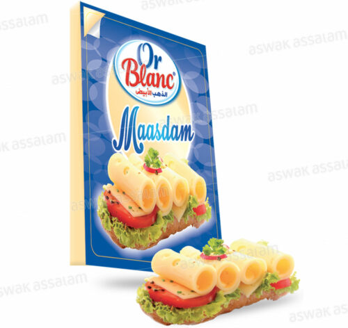 FROMAGE MAASDAM EN TRANCHES 100G OR BLANC