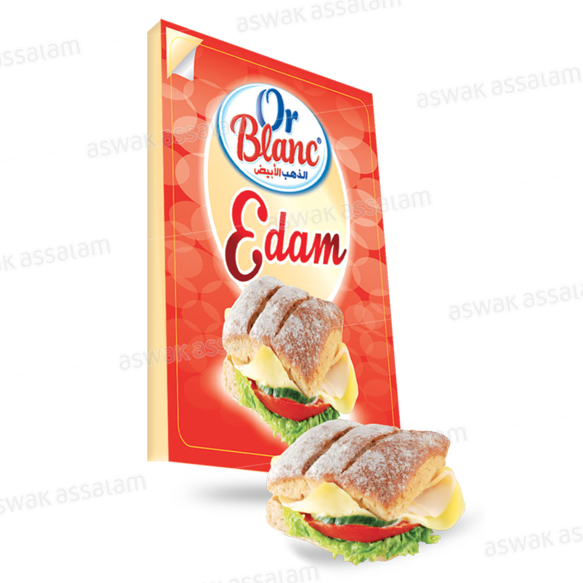 FROMAGE EDAM EN TRANCHES 100G OR BLANC