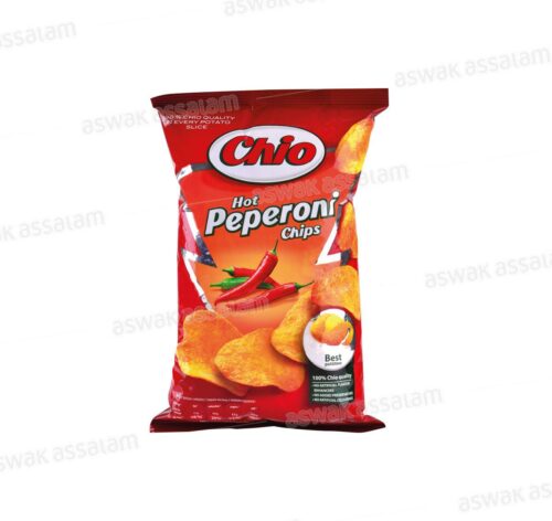 CHIPS HOT PEPPERONI 90G CHIO