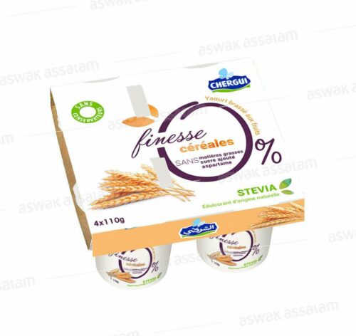 YAOURT FINESSE CEREALES 4*110G PACK CHERGUI