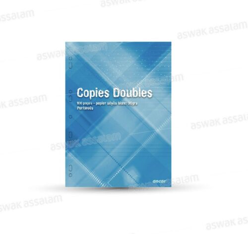 COPIES DOUBLES PERFOREES 17*22,9CM – 96 PAGES ANCOR