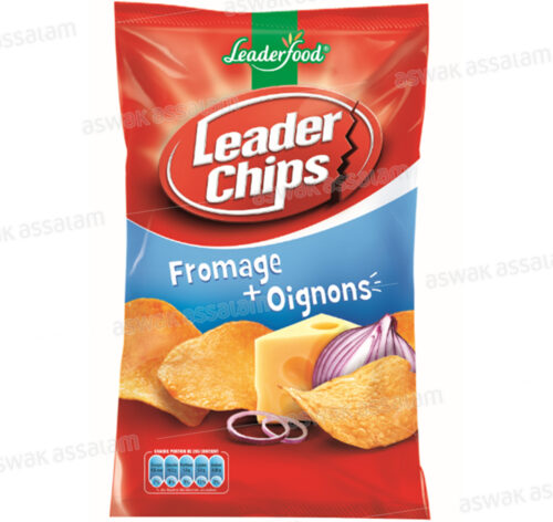 CHIPS FROMAGE & OIGNONS 90G LEADER CHIPS