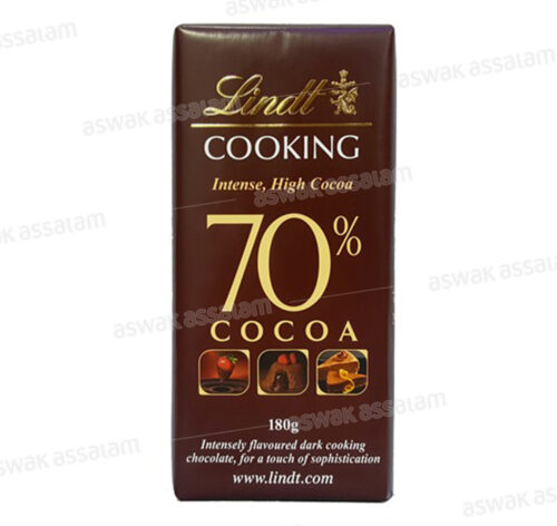 CHOCOLAT COOKING 70% CACAO 180G LINDT