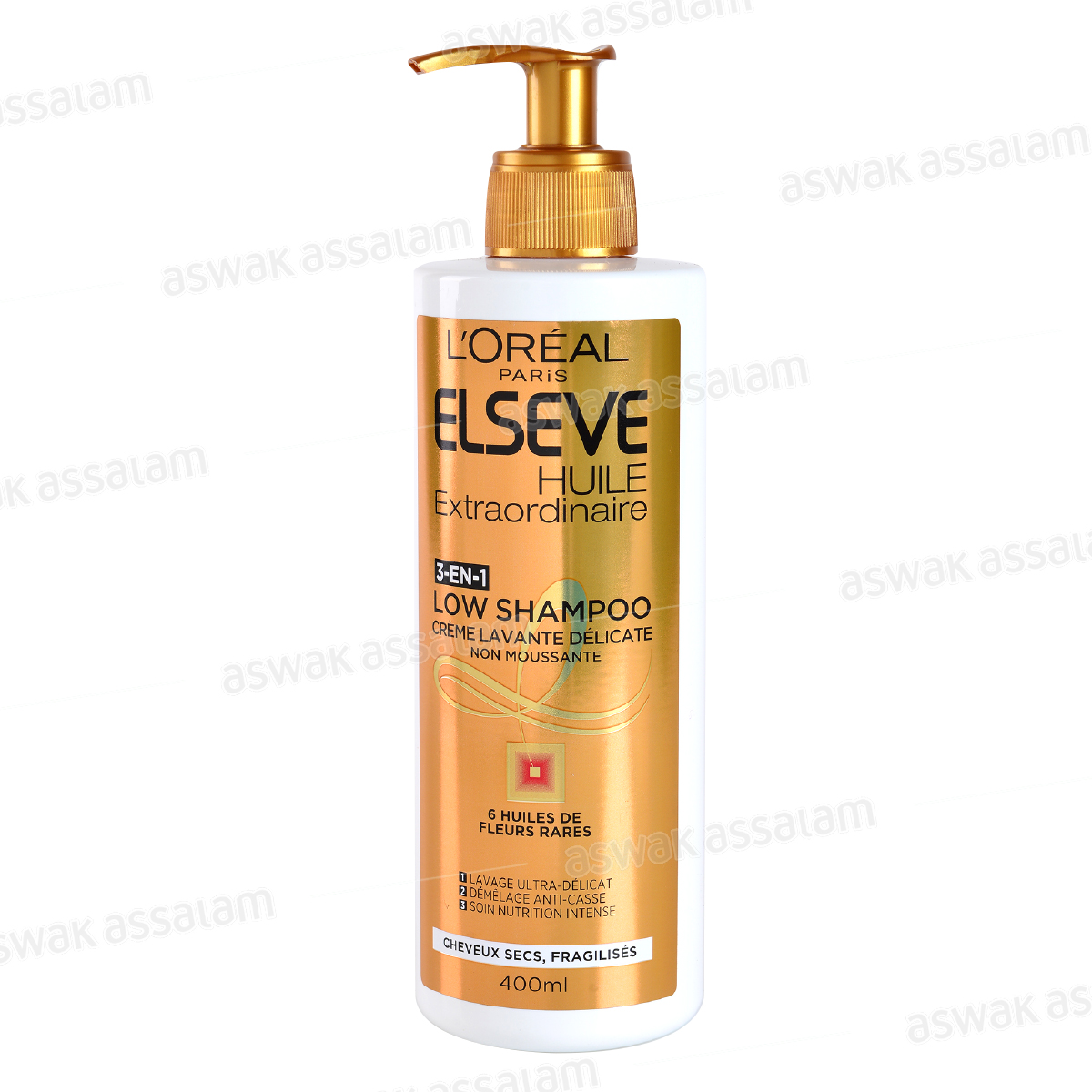 CREME LAVANTE NON MOUSSANTE LOW SHAMPOO HUILE EXTRAORDINAIRE 400ML ELSEVE