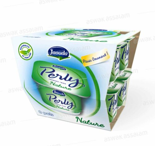 FROMAGE PERLY NATURE 8*85G PACK JAOUDA