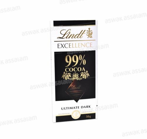 CHOCOLAT NOIR 99% CACAO 50G LINDT EXCELLENCE