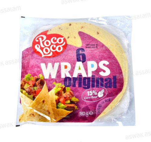 WRAPS ORIGINAL 6 UNITES POCO LOCO