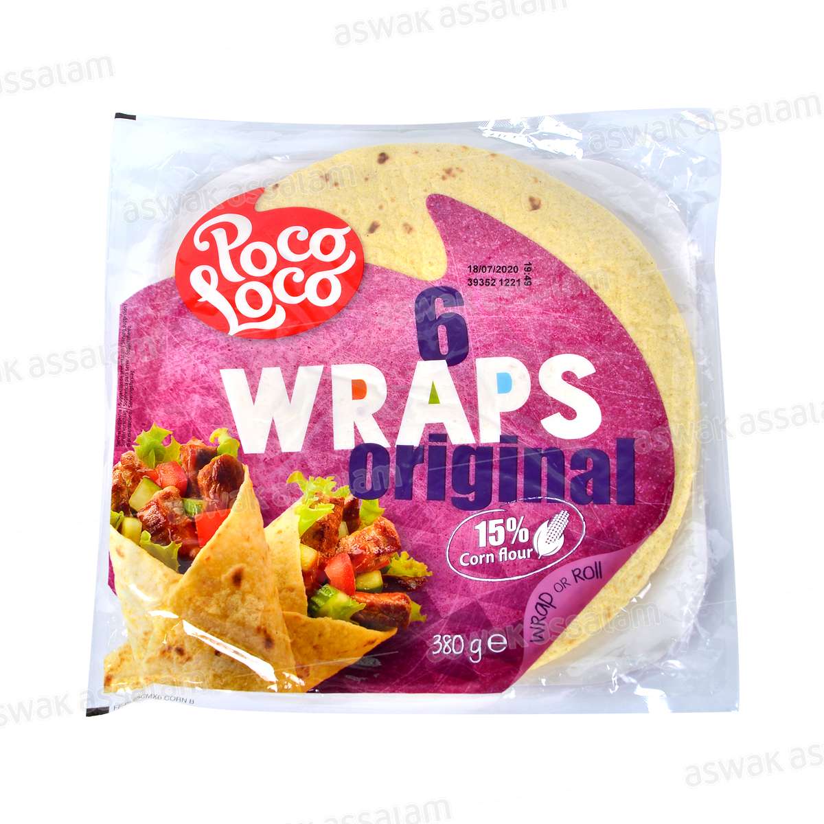 WRAPS ORIGINAL 6 UNITES POCO LOCO