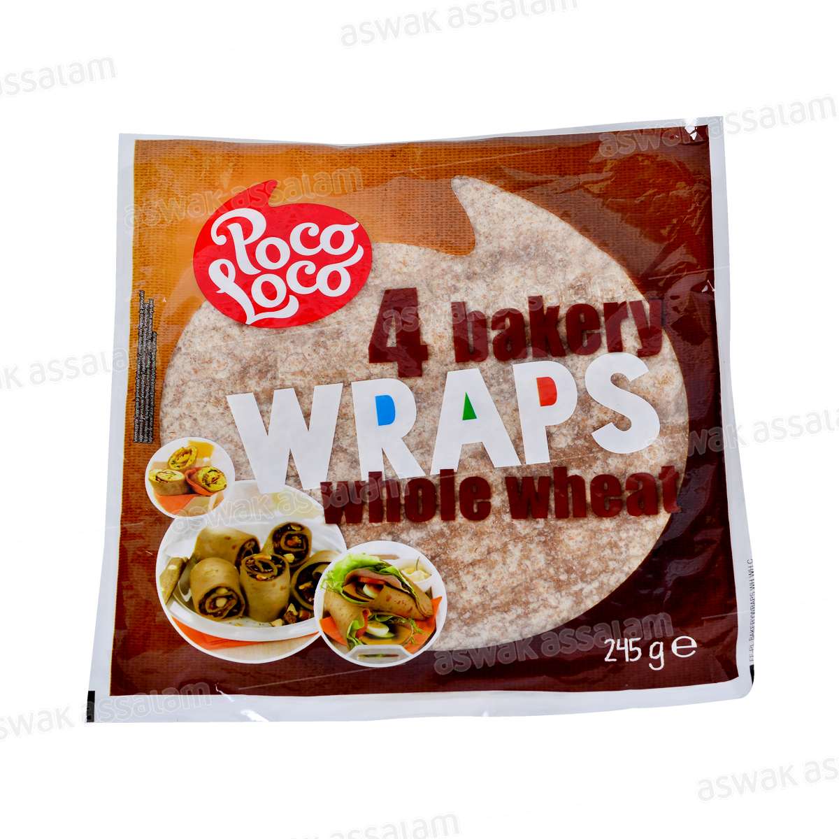 WRAPS BLE COMPLET 4 UNITES 25CM 245G POCO LOCO