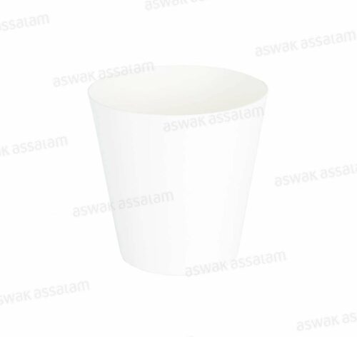 POT DE FLEURS 14CM BLANC PORTO MATE