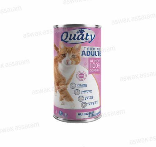 TERRINE AU BOEUF & SAUMON POUR CHAT ADULTE 400G OSKAY