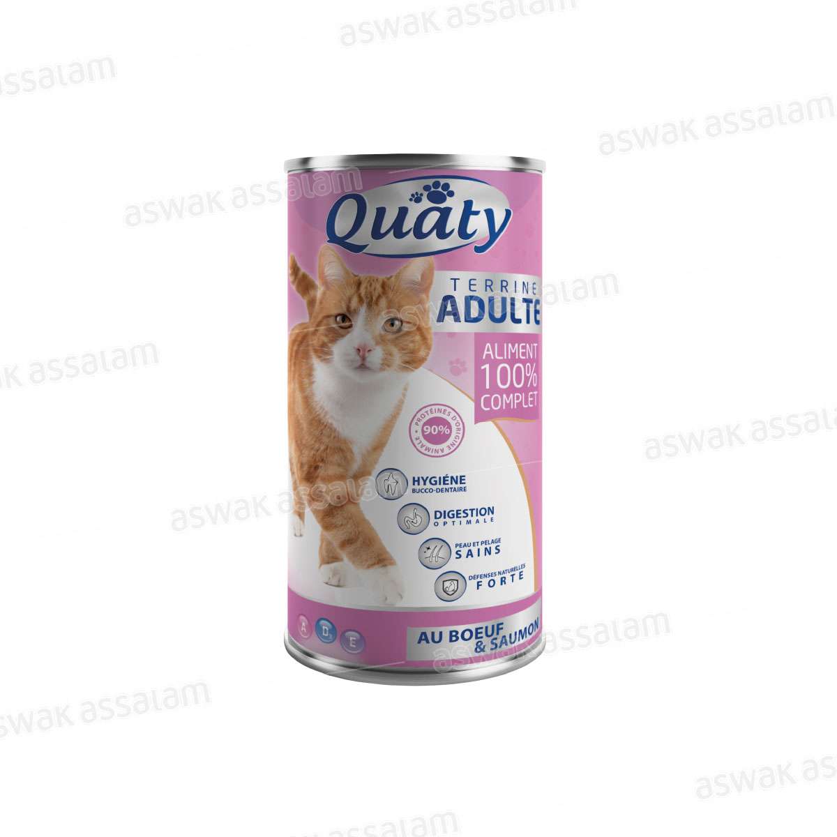 TERRINE AU BOEUF & SAUMON POUR CHAT ADULTE 400G OSKAY