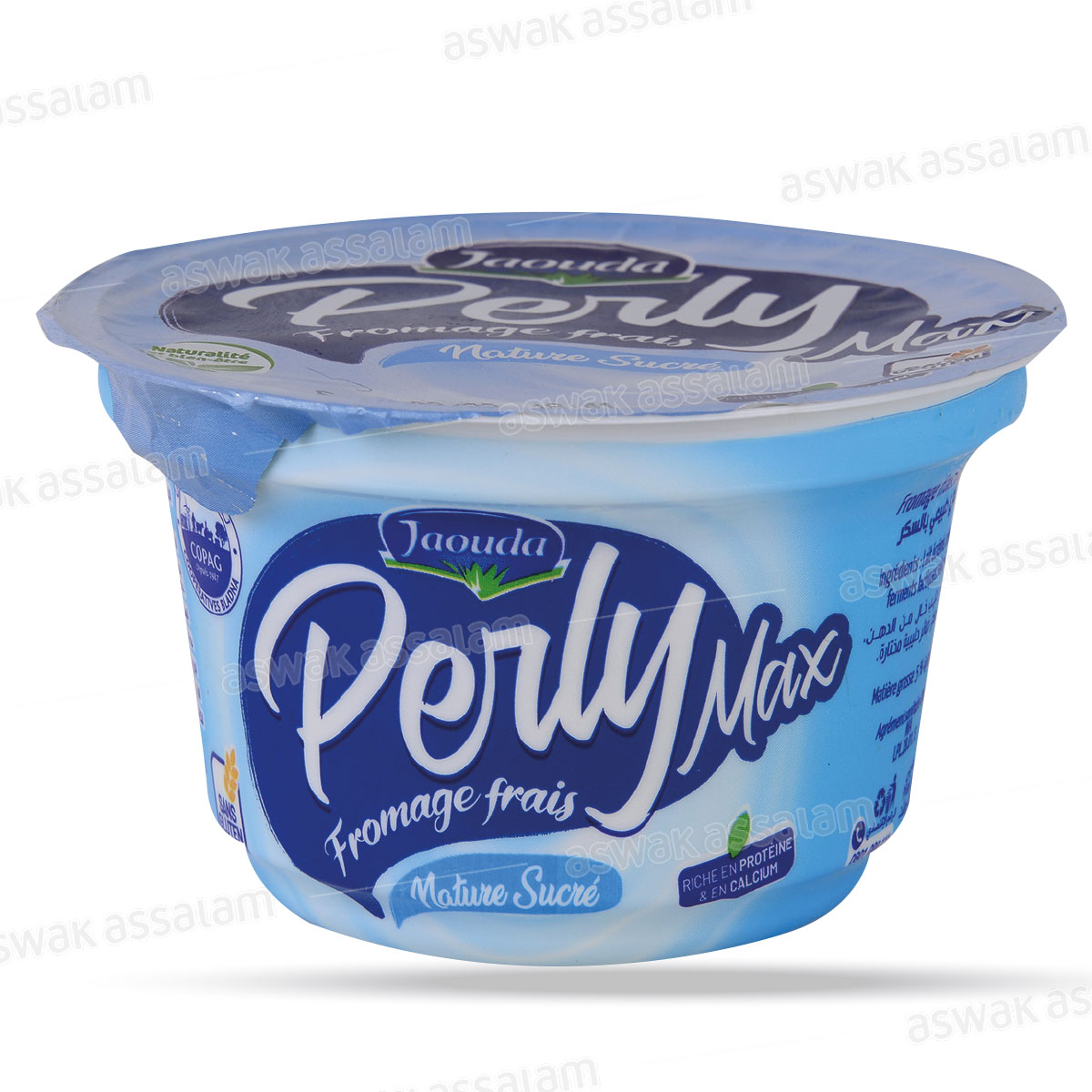 FROMAGE FRAIS NATURE SUCRE 160G PERLY MAX JAOUDA