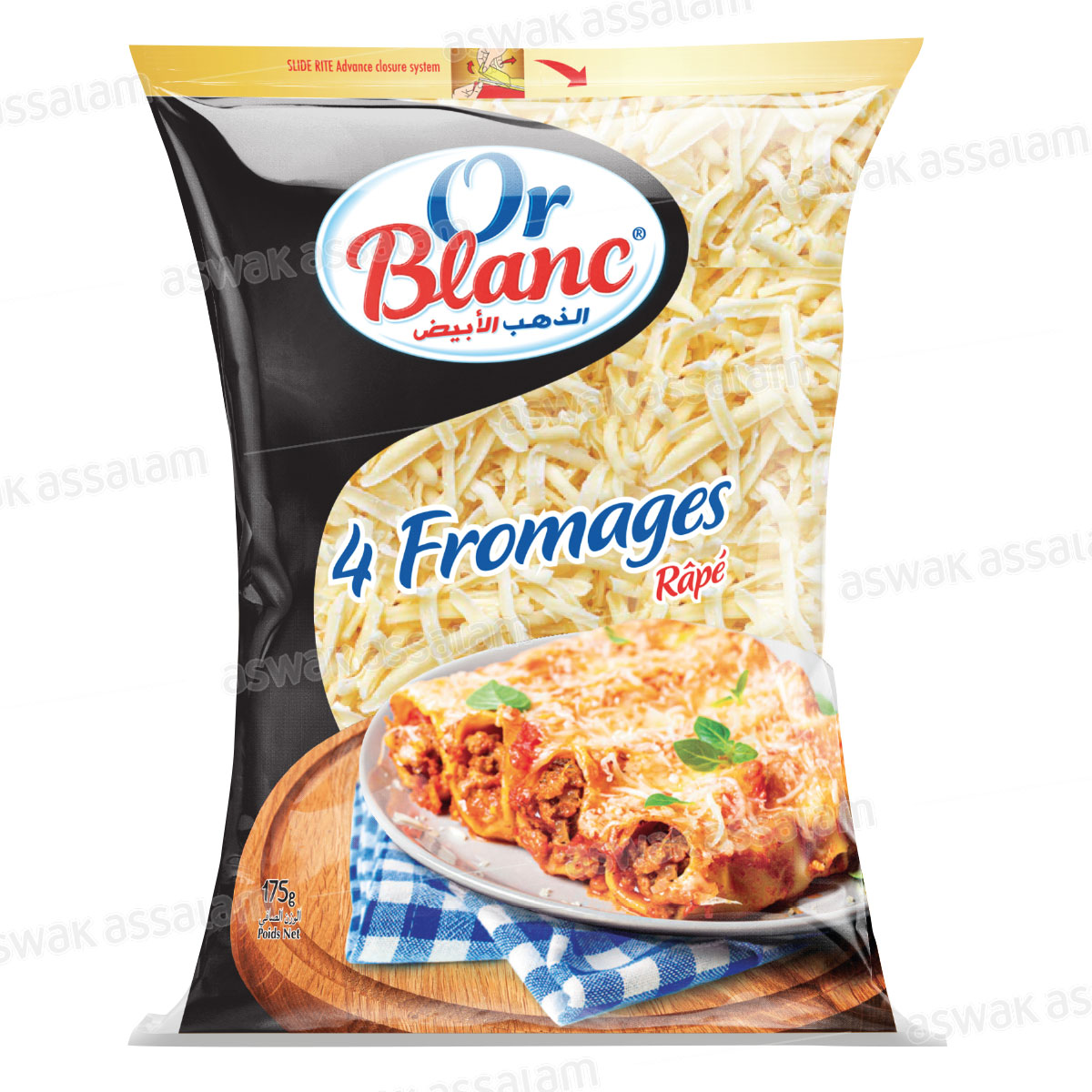 4 FROMAGES RAPES 175G OR BLANC
