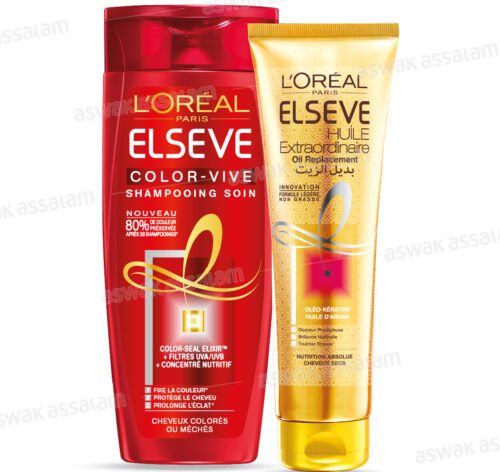 SHAMPOOING COLOR-VIVE 400ML ELSEVE (OIL REPLACEMENT 125ML GRATUIT)