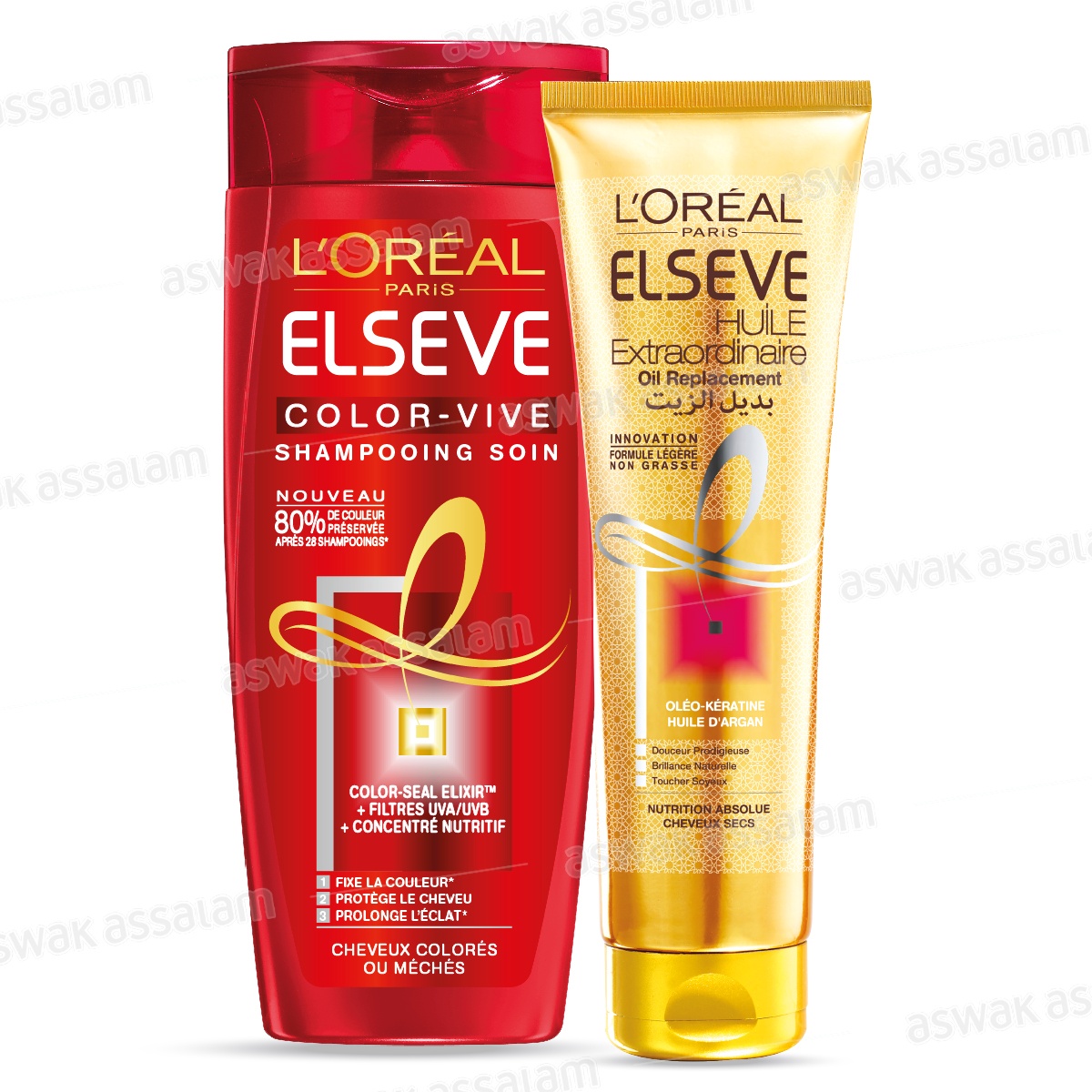 SHAMPOOING COLOR-VIVE 400ML ELSEVE (OIL REPLACEMENT 125ML GRATUIT)