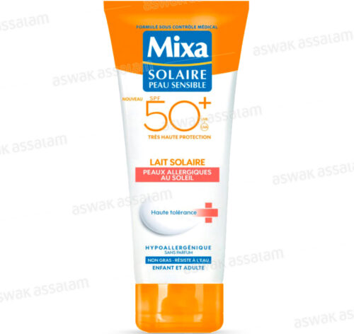 LAIT SOLAIRE HAUTE TOLERANCE SPF 50+ PEAU ALLERGIQUE AU SOLEIL 200ML MIXA