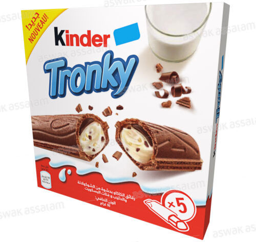 BISCUIT FOURRE CHOCOLAT & CREME 5*18G TRONKY KINDER