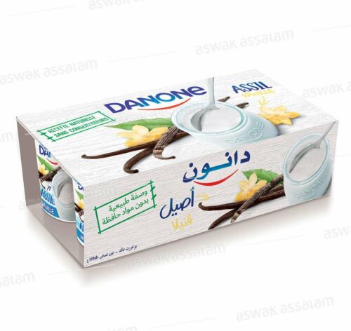 YAOURT ASSIL FERME VANILLE  8*110G PACK DANONE