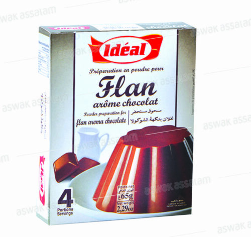 FLAN CHOCOLAT 55G IDEAL