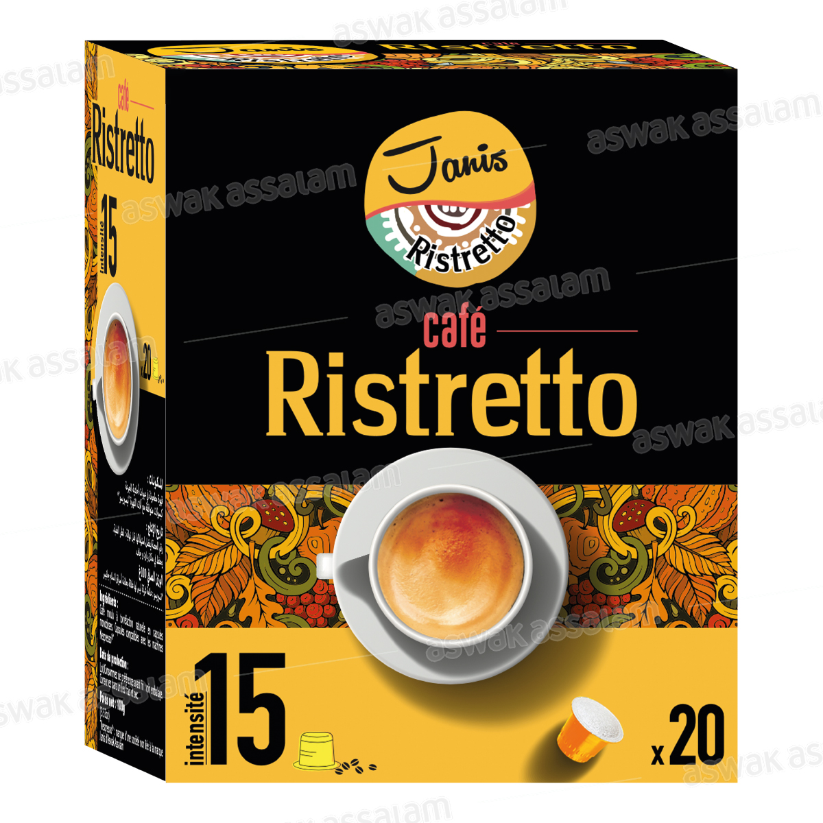 CAFE RISTRETTO BOITE 20 CAPSULES JANIS