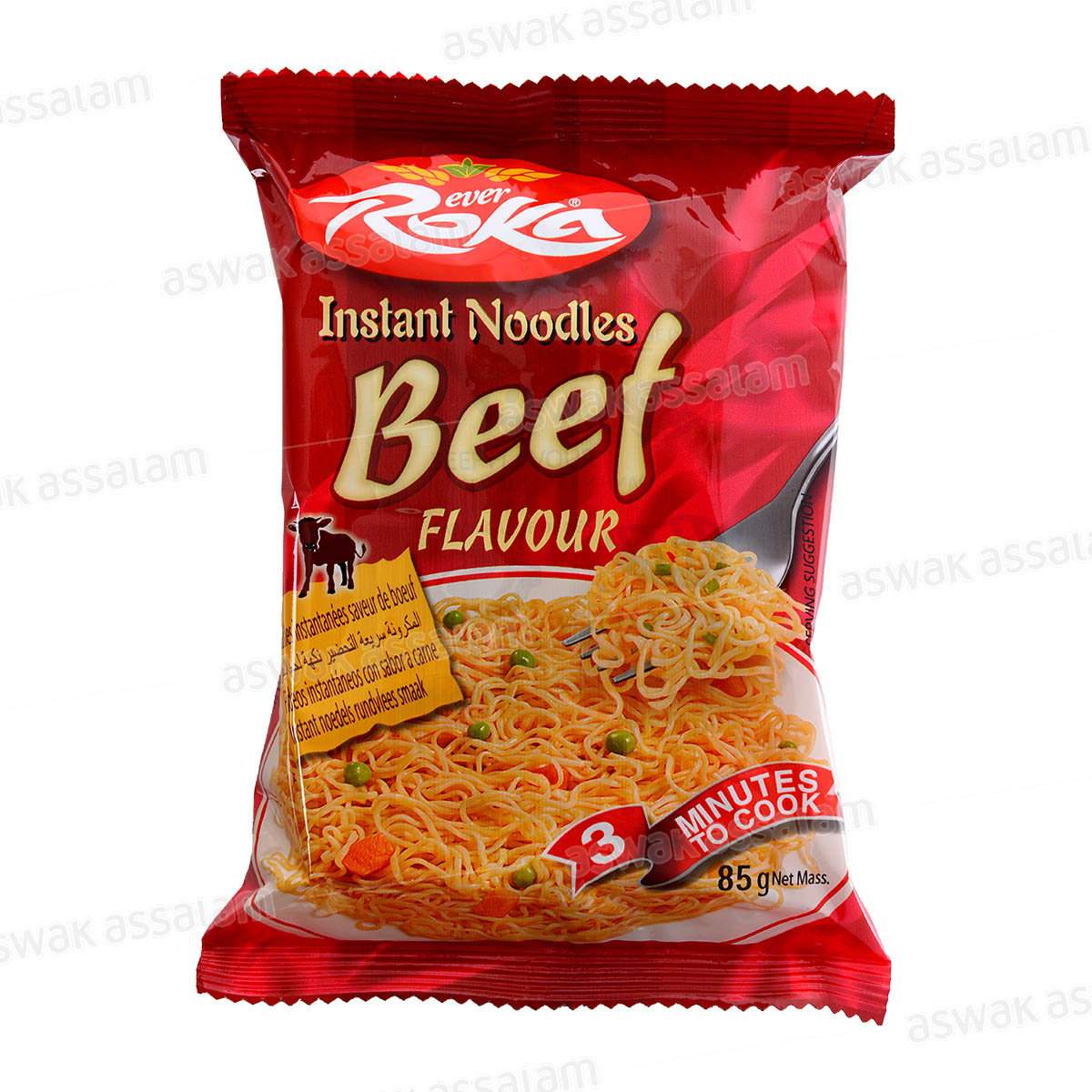 NOUILLES INSTANTANEES AU BOEUF 85G ROKA